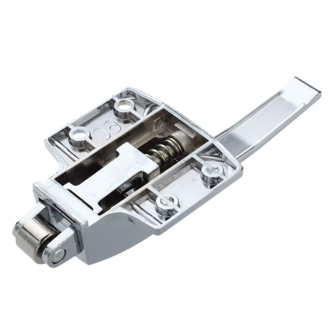 Stainless Steel Spring Loaded Freezer Door Handle Latch - Heavy Duty Walk-in Cooler Replacement Part for Commercial Refrigerators & Cold Storage Rooms