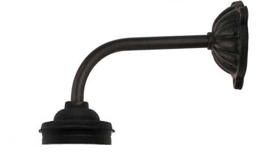 90 Degree Short Bend Lamp Holder - Durable Farm & Stable Light Fixture for Outdoor and Agricultural Use