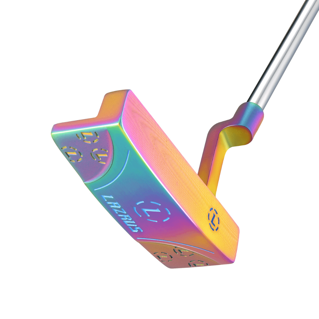 Premium Lazrus Golf Putter with Milled Face - Right & Left Hand Options - Includes Magnetic Head Cover - Perfect for Practice & Tournament Play