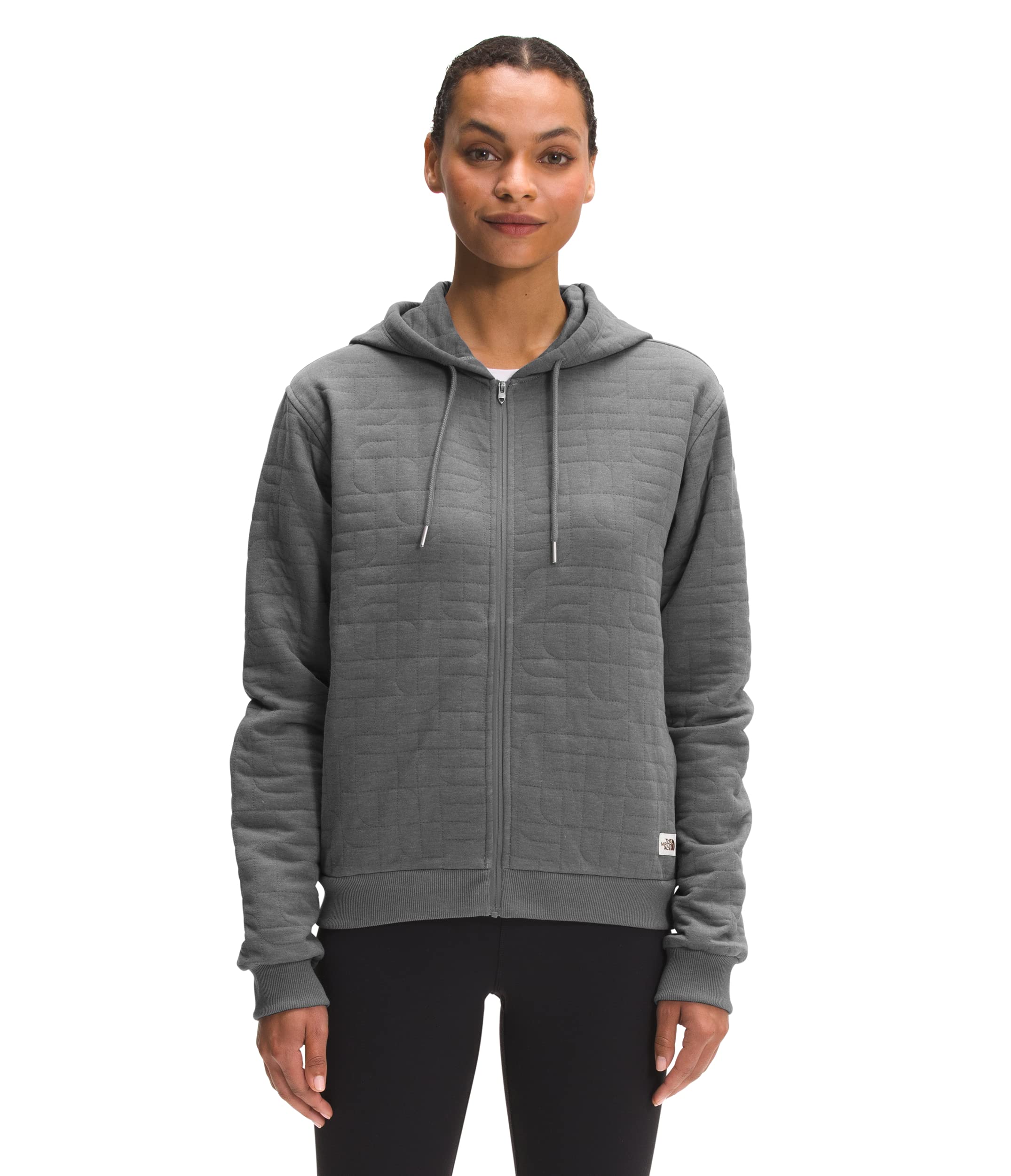 The North Face Longs Peak Quilted Full Zip Hoodie for Men & Women - Lightweight Insulated Jacket for Hiking, Camping & Outdoor Adventures