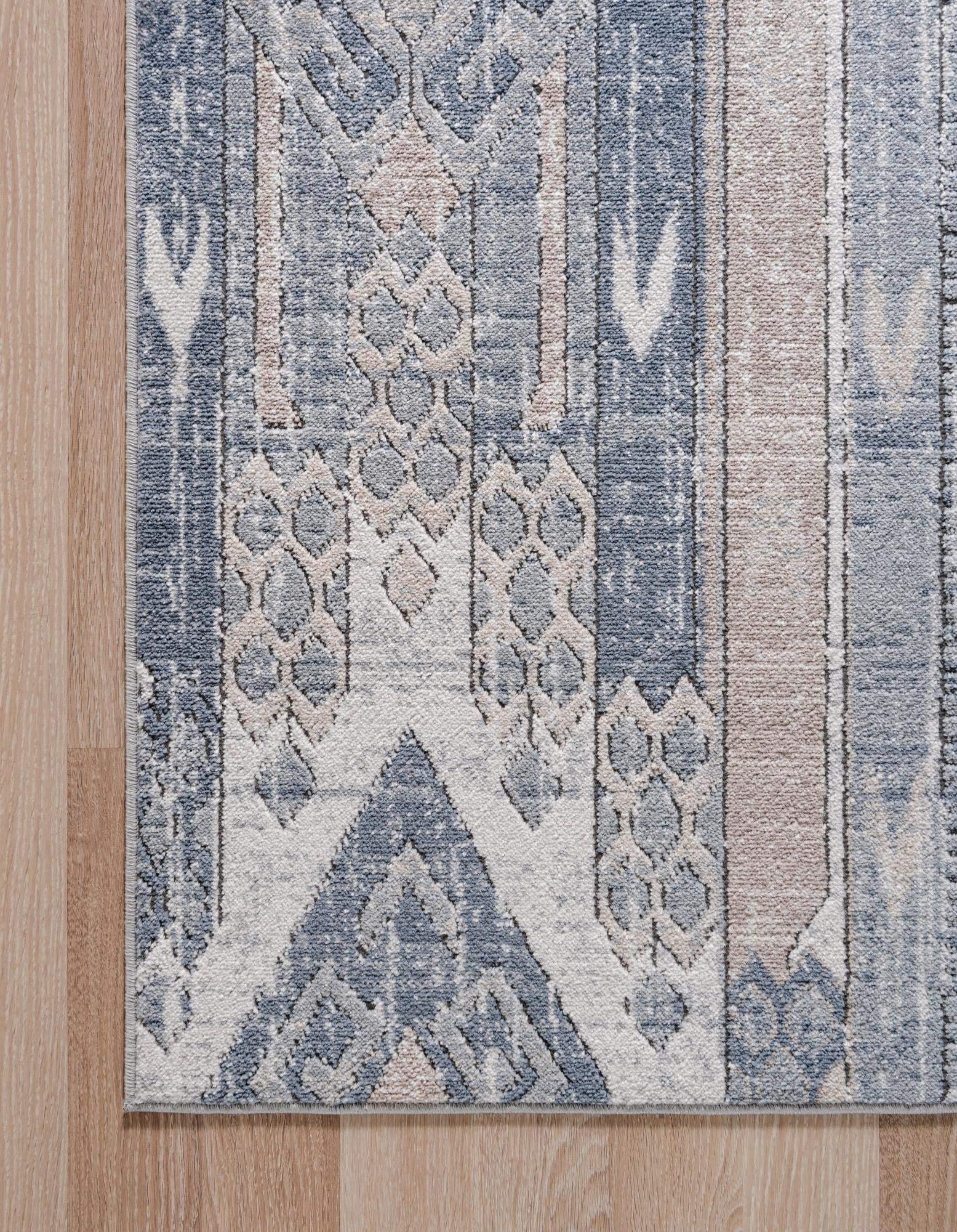 Premium 10' x 14' Navy Blue Low-Pile Area Rug - Oregon Collection by Rugs.com | Soft & Durable for Living Rooms, Dining Rooms & Open Floor Plans | Perfect for High-Traffic Areas, Home Offices & Bedrooms