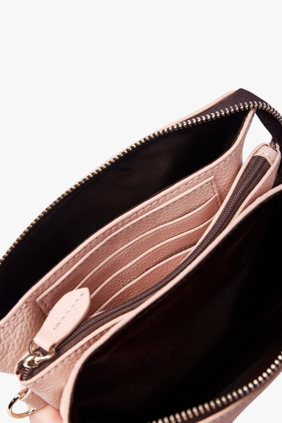 Tilly Blush Leather Crossbody Clutch Bag for Women - Stylish & Compact Purse for Parties, Date Nights & Evening Events