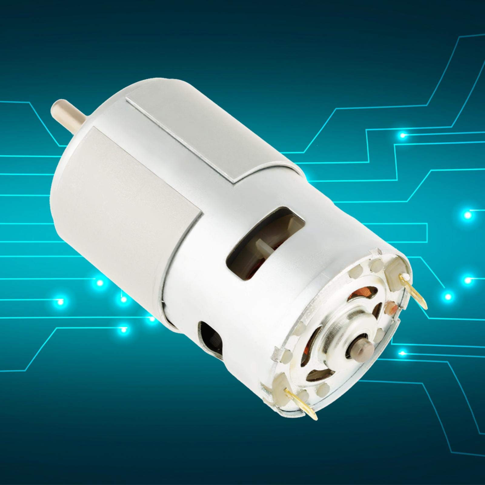 12V DC High Speed Micro Geared Brushed Motor - Powerful Mini Electric Motor for DIY Robots, Power Tools, RC Cars & STEM Projects | Perfect for Hobbyists, Makers & Engineering Applications