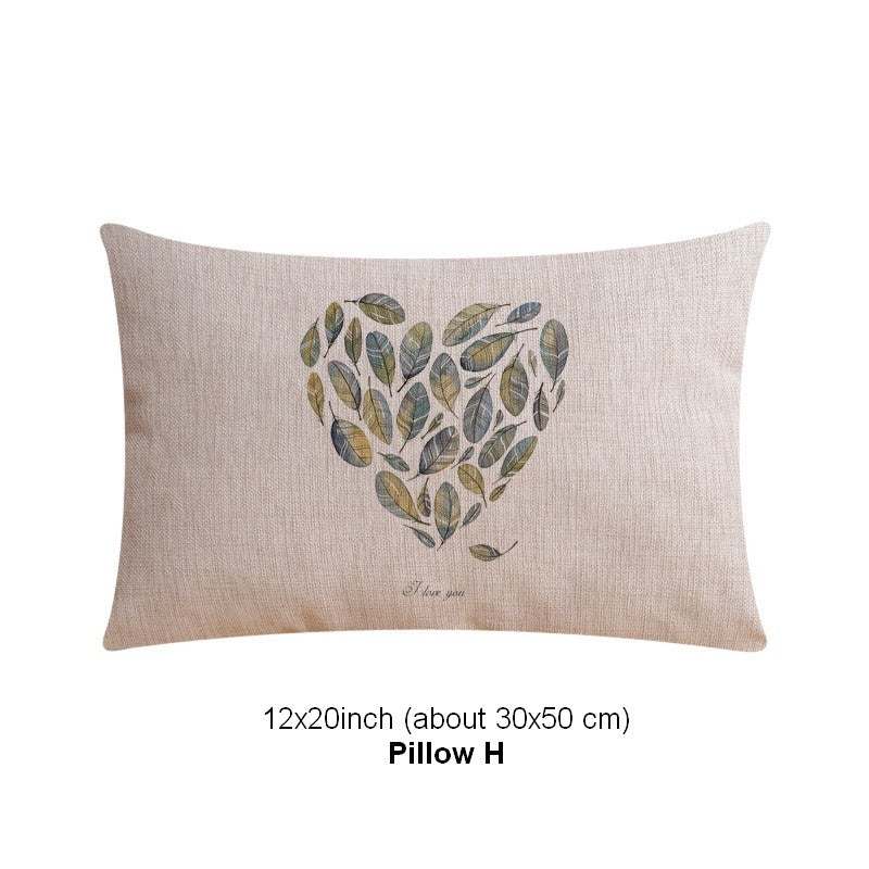 Decorative Sofa Pillows for Living Room & Dining Room - Love Birds Throw Pillow Covers for Couch, Bed, Chair - Singing Birds Home Decor Accent Pillows for Cozy Home & Gift Ideas