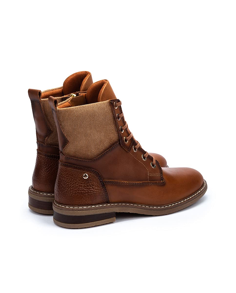 PIKOLINOS Women's Leather Flat Ankle Boots - Comfortable Aldaya Style for Casual Wear & Everyday Outfits