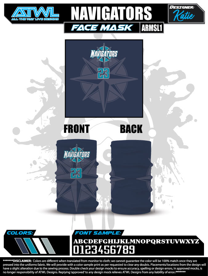 Navigator Buff - Lightweight & Breathable UV Protection Neck Gaiter for Outdoor Activities, Hiking, Cycling & Running