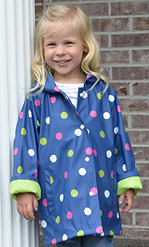 Waterproof Foxfire Raincoat for Kids - Boys & Girls Lightweight Hooded Jacket for Outdoor Play, School & Rainy Day Adventures