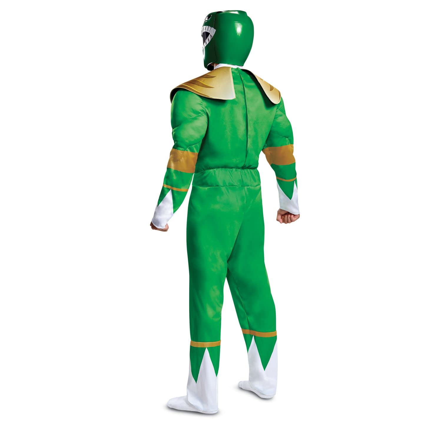 Green Ranger Classic Muscle Adult Costume for Men - Power Rangers Cosplay & Halloween Costume - Perfect for Comic Con, Costume Parties & Themed Events