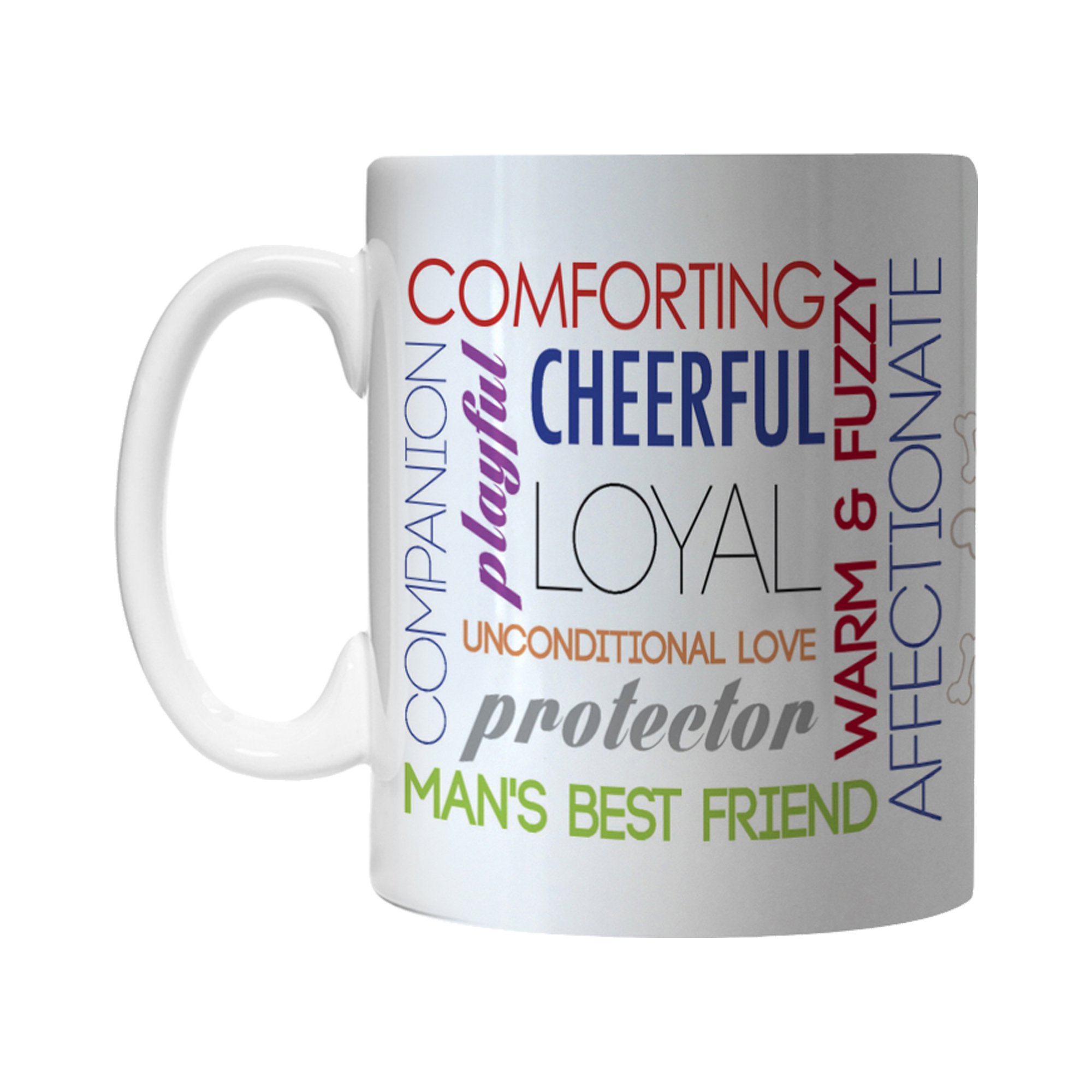Boelter Brands 11oz White Poodle Ceramic Coffee Mug - Cute Dog-Themed Tea Cup for Home, Office & Gifts - Perfect for Coffee, Tea & Hot Chocolate Lovers