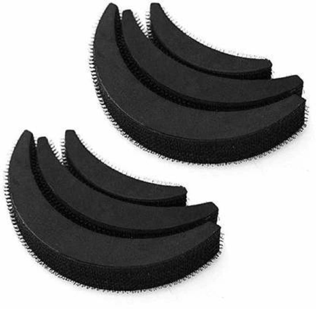 Abrish Hair Bumpits Set of 6 - Volumizing Hair Clips for Updos, Ponytails & Special Occasions - Perfect for Weddings, Prom & Everyday Styling