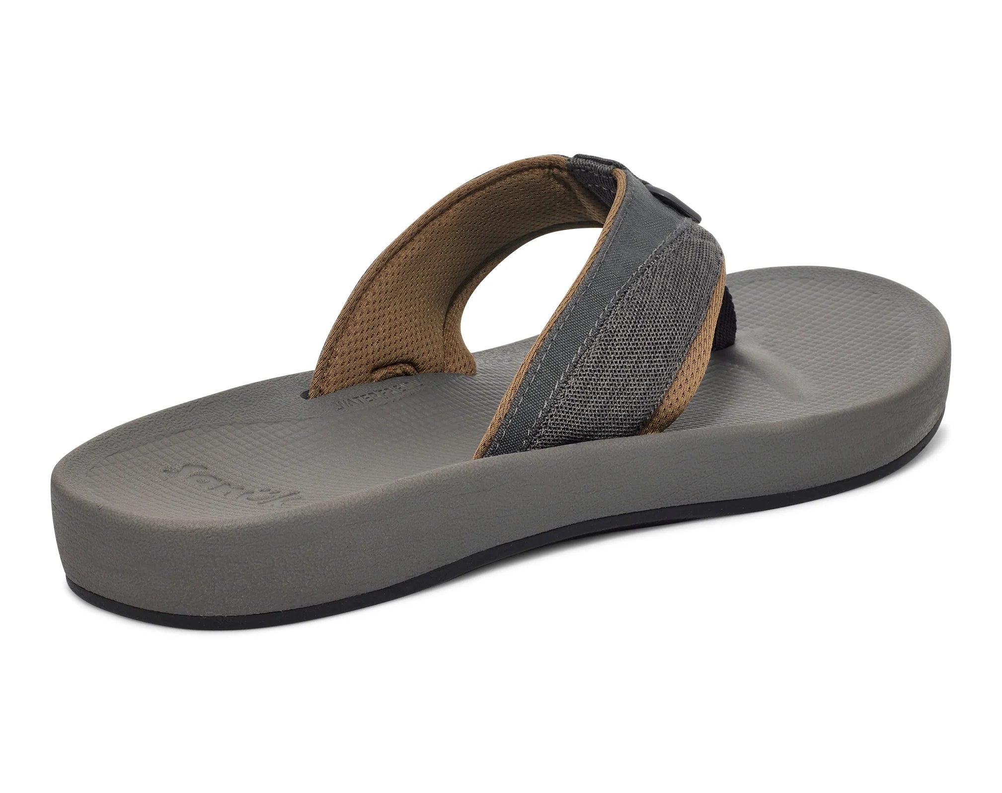 Sanuk Men's Cosmic Seas Mesh Sandals - Breathable Comfortable Slip-On Shoes for Beach, Pool & Summer Outdoor Activities - Dark Grey