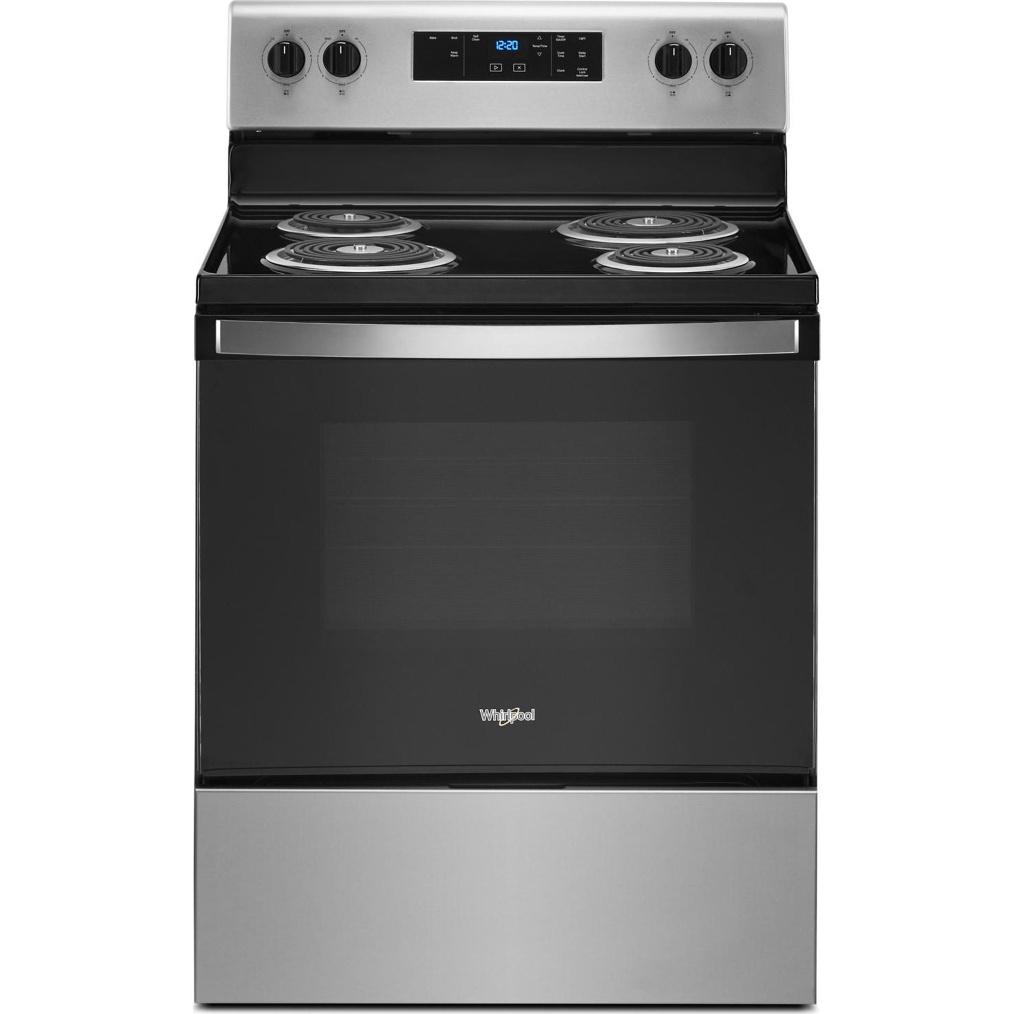 Whirlpool 30 Inch Electric Range with Stainless Steel Finish (Model YWFC315S0JS) - Perfect for Modern Kitchens, Baking & Family Cooking