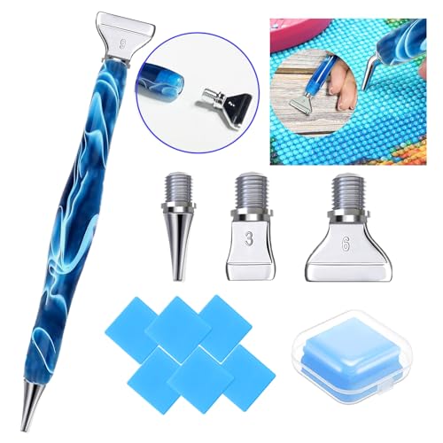 Blue pen Silver 3