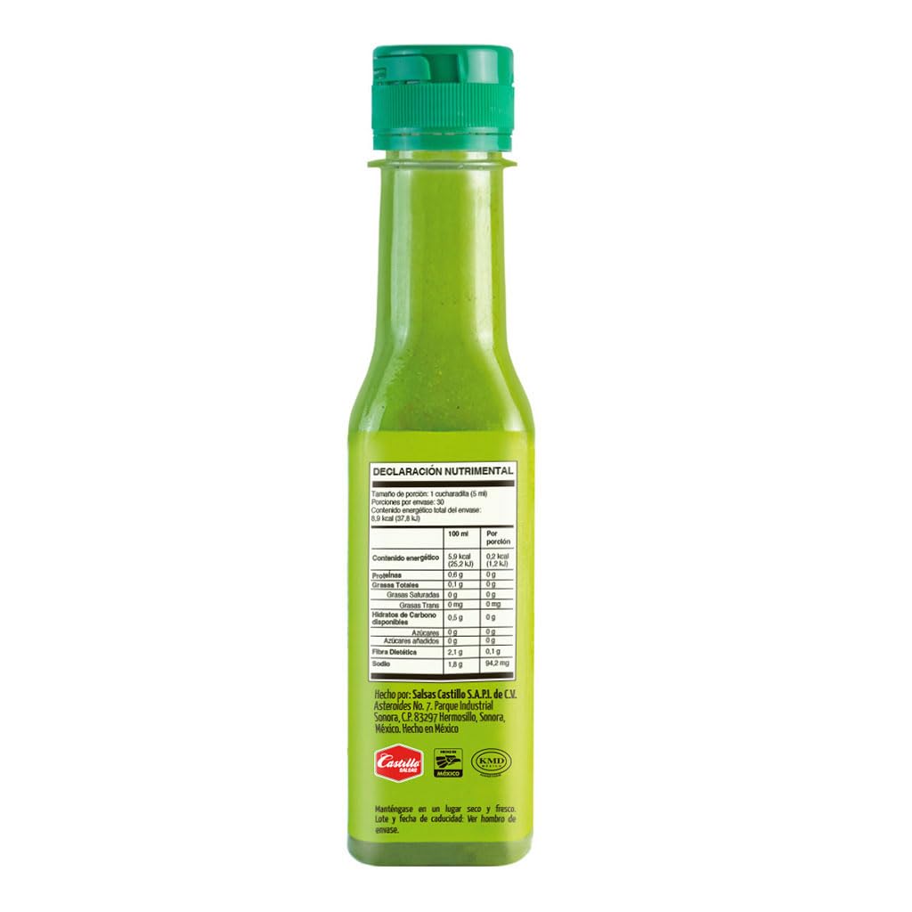 Authentic Mexico Lindo Green Habanero Hot Sauce - 5 fl oz (Pack of 2) - Spicy Flavor for Tacos, Burritos & Mexican Dishes - Perfect for Home Cooking & Restaurant Use
