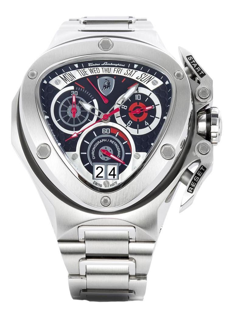 Tonino Lamborghini Men's 3000 Spyder Chronograph Watch - Luxury Italian Sports Watch for Men, Waterproof & Stainless Steel - Perfect for Business, Gifts & Special Occasions