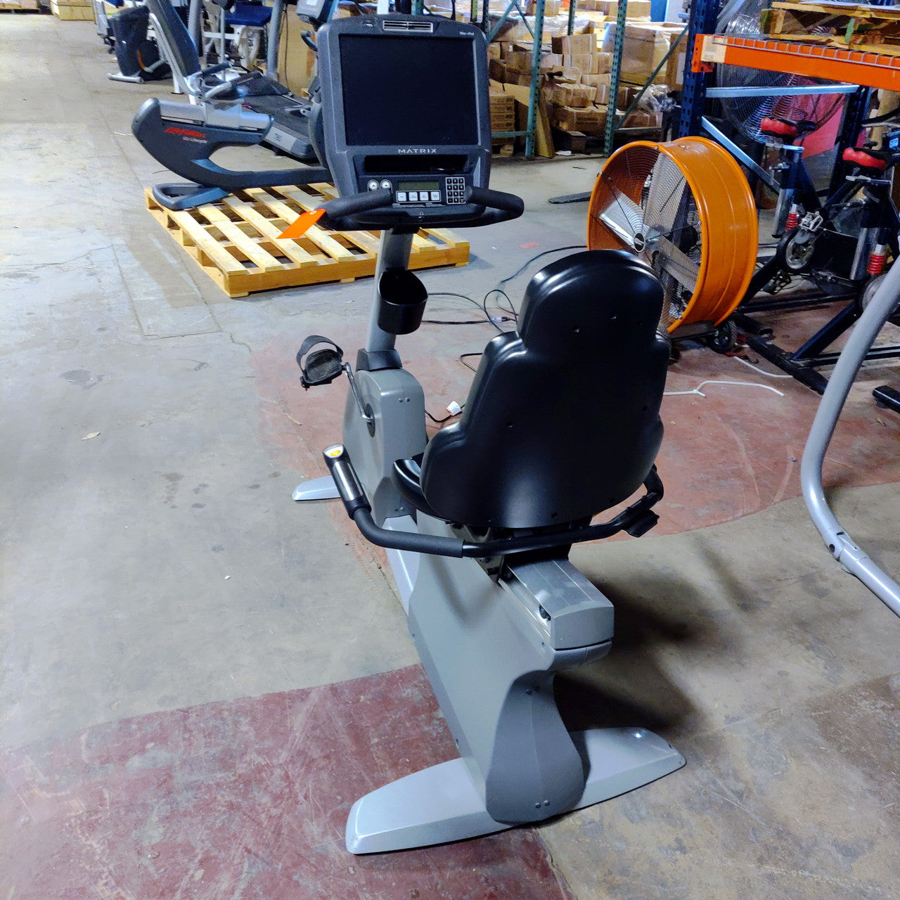Matrix R3xe Recumbent Exercise Bike for Home Gym - Low-Impact Cardio Workout for Seniors & Rehabilitation