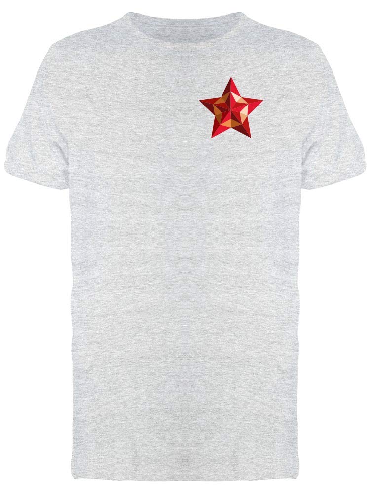 Men's Red and Yellow Star Graphic T-Shirt - Casual Streetwear for Everyday Wear & Outfits