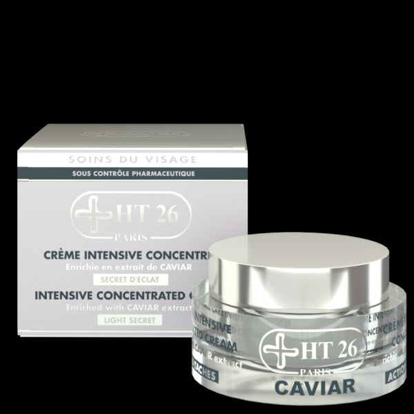 HT26 PARIS Intensive Concentrated Caviar Cream - Brightens & Rejuvenates Skin Tone - 50ml - Perfect for Nighttime Skincare & Anti-Aging Routine