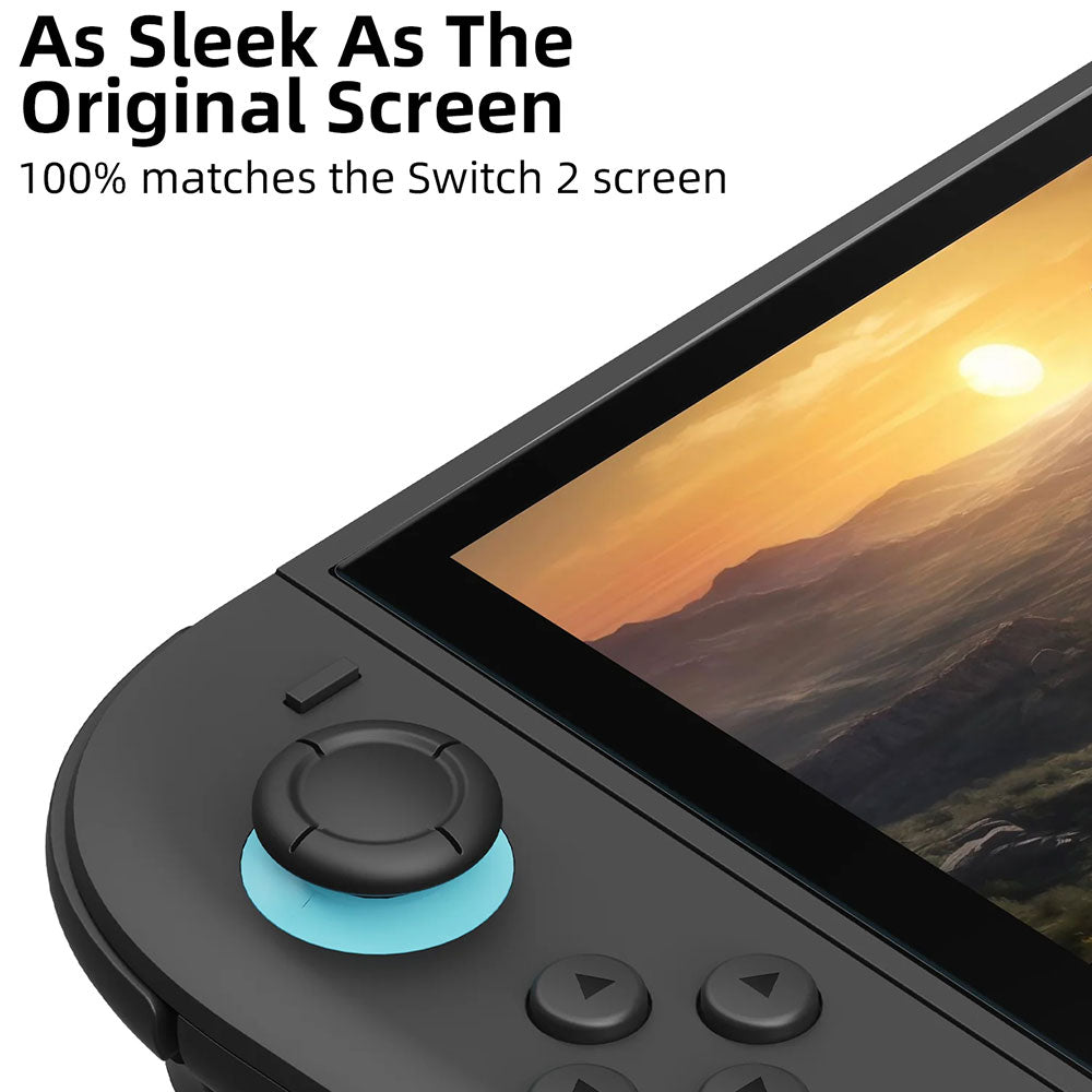 Savage Raven by Skull & Co. Anti-Glare Matte Screen Protector with Easy Install Positioner for Nintendo Switch 2 - 2 Pack - Perfect for Gaming at Home or On-The-Go