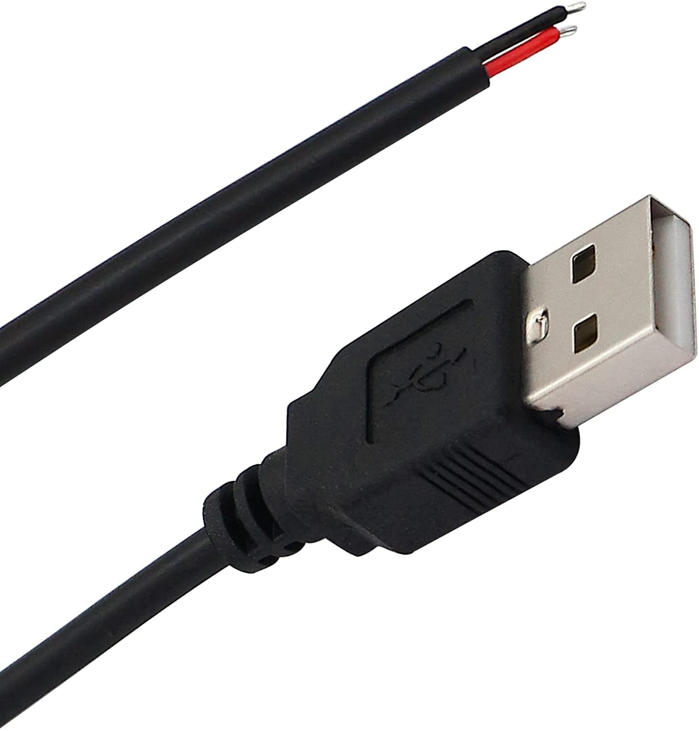 SinLoon 5Pack USB On/Off Switch Cable with Bare Wire Ends - 1.5M (4.9FT) USB Extension Switch for Headphones, Desk Lamps, Fans & LED Strips - Perfect for Home Office, Gaming Setup & DIY Electronics Projects