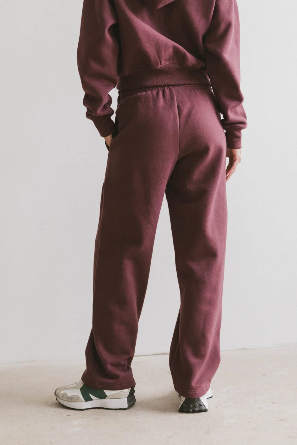 Ezra Burgundy Sweatpants for Men & Women | Comfortable Lounge Pants | Perfect for Yoga, Running & Home Wear | FINAL SALE