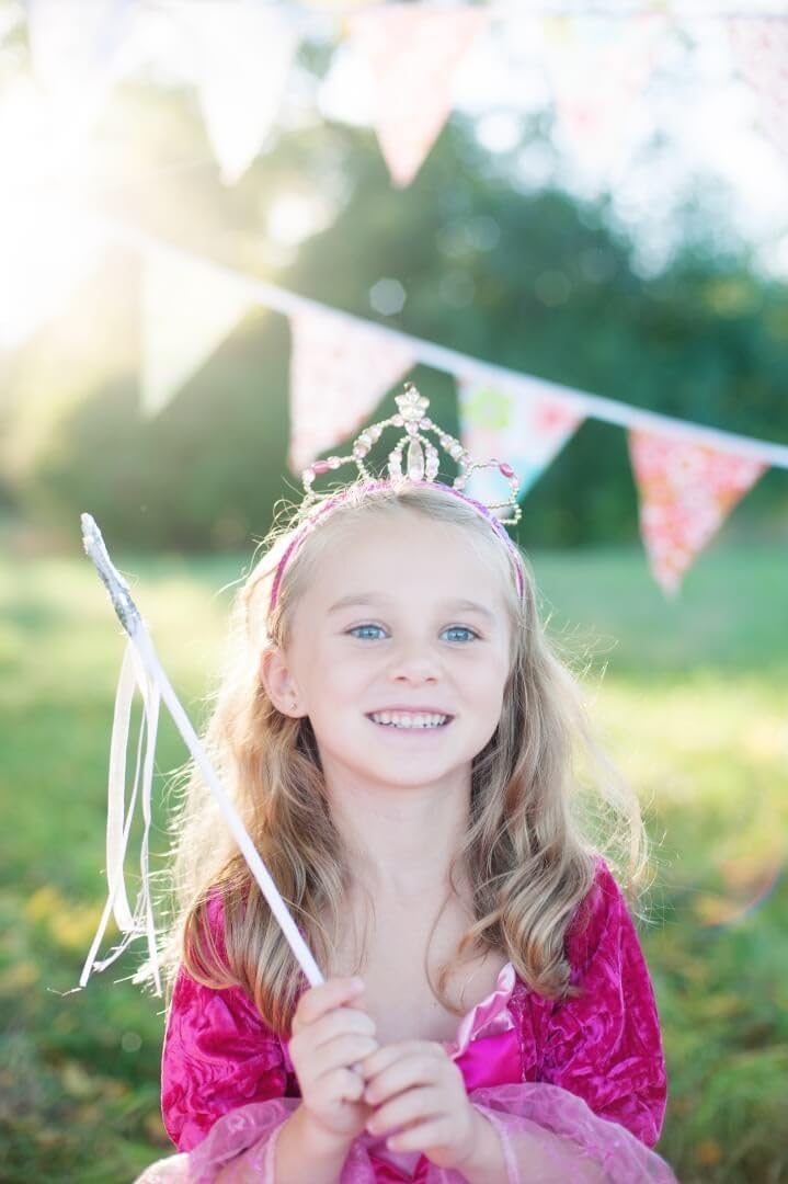 Sparkling Fairy Princess Tiara for Girls - Elegant Birthday Party Crown, Dress Up & Photo Prop - Perfect for Halloween, Cosplay & Pageants