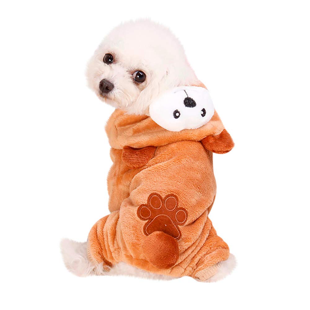 Watonic Cute Pig Transformation Hoodie Sweater - Warm Dog & Cat Clothes for Small Pets | Puppy Apparel, Winter Sweatshirt & Fashion Dress | Perfect for Outdoor Walks, Photo Shoots & Cold Weather