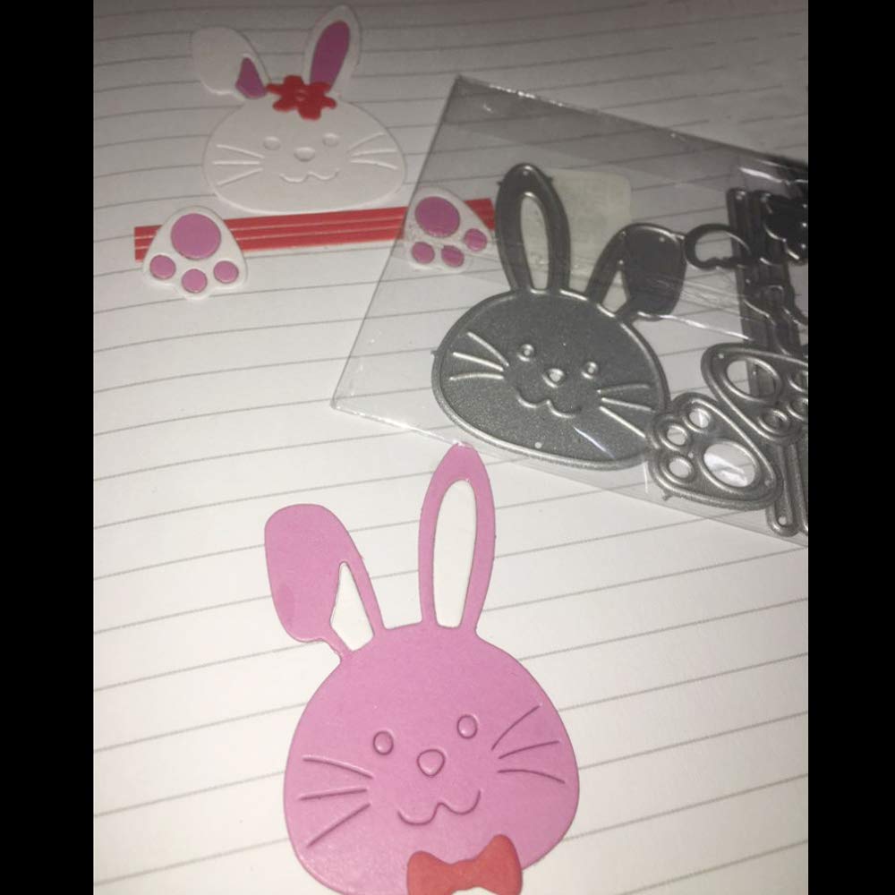 Easter Bunny Craft Die - Metal Cutting Die for Scrapbooking, Card Making, Paper Stamping - DIY Scrapbook Die Cut Tool - Perfect for Easter Cards, Home Decor, and Gift Tags
