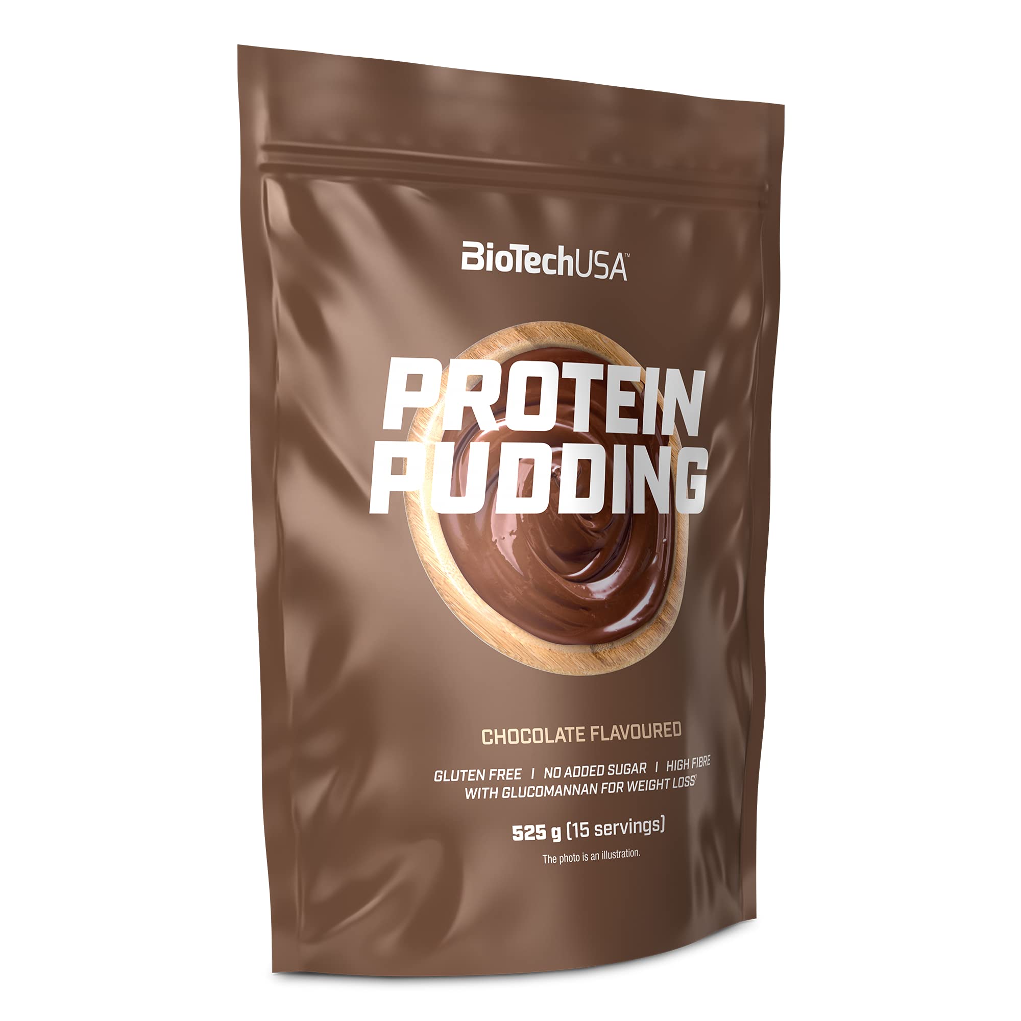 BioTechUSA Protein Pudding - Chocolate Flavor 525g | High Protein Dessert for Muscle Recovery & Weight Management | Perfect for Post-Workout, Snacks & Healthy Lifestyle