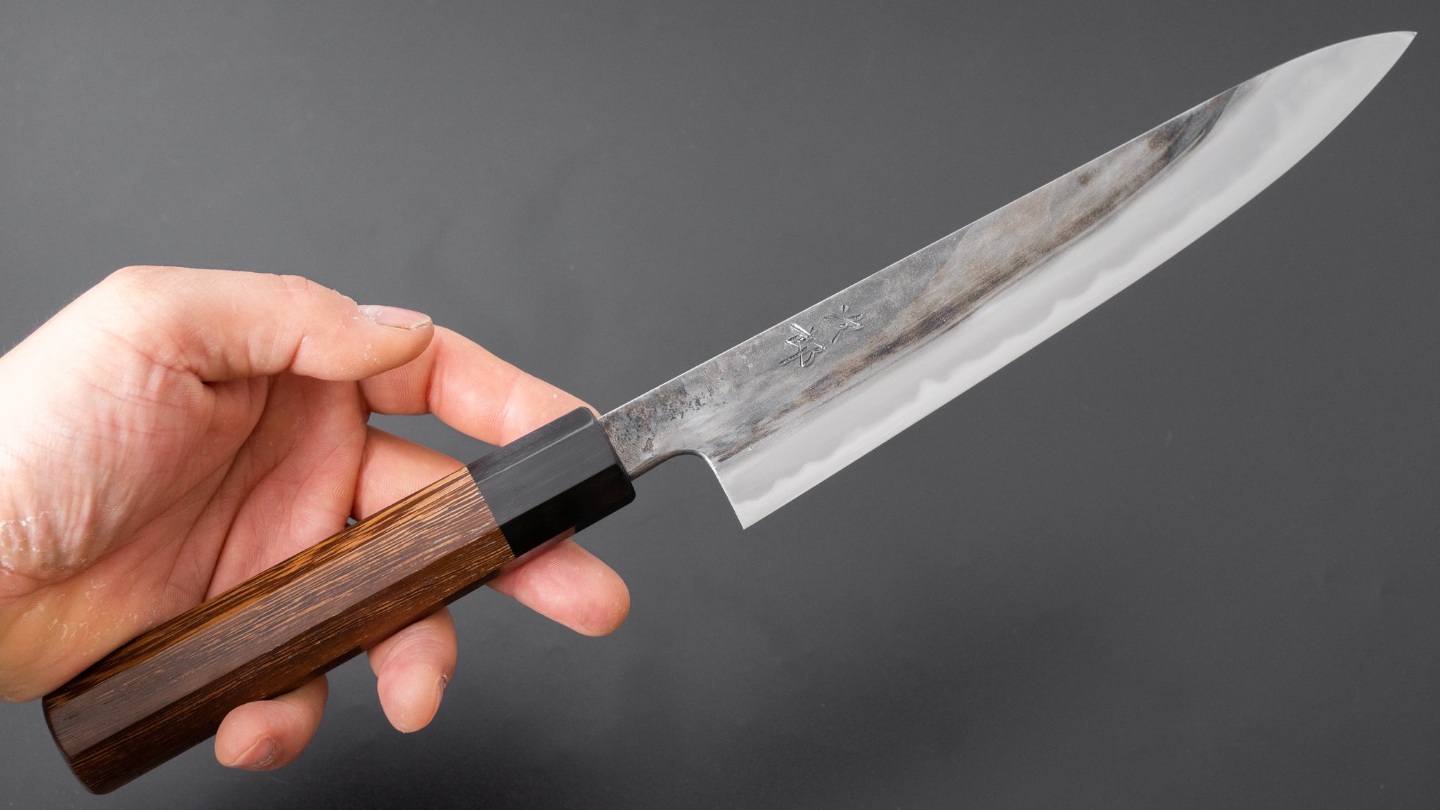 Premium Jiro Tsuchime Wa Sujihiki 210mm Japanese Slicing Knife with Taihei Tagayasan Handle (#378) - Perfect for Sushi, Sashimi & Meat Carving