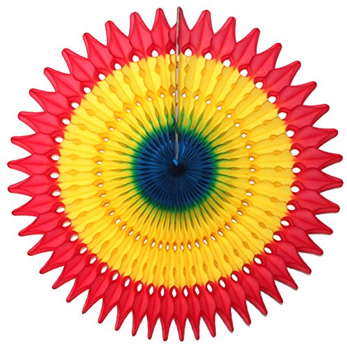 Rainbow Fiesta - Red / Gold / Turquoise