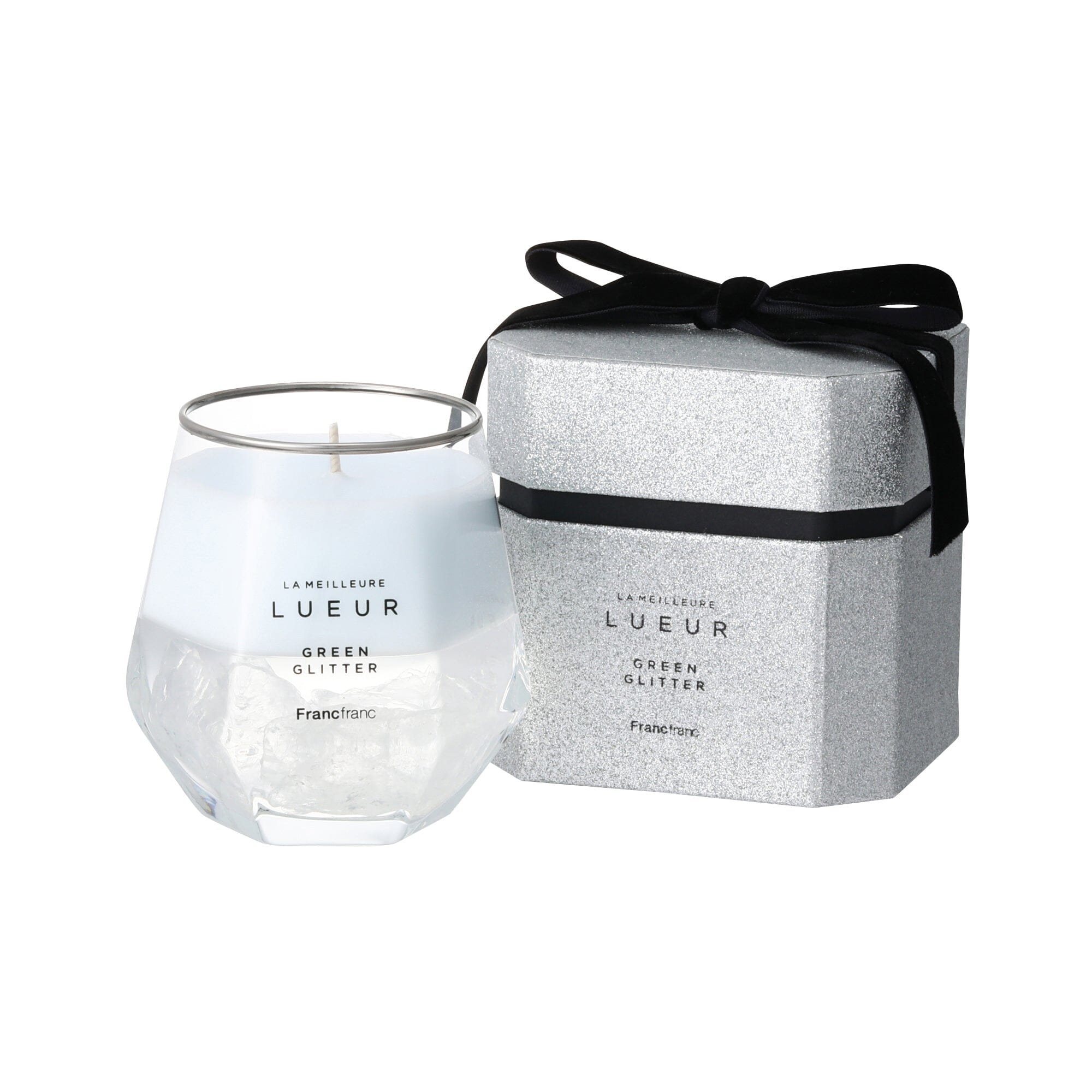 Lueur Silver Scented Candles for Home Decor - Relaxing Aromatherapy Candles for Bedroom, Bathroom & Living Room