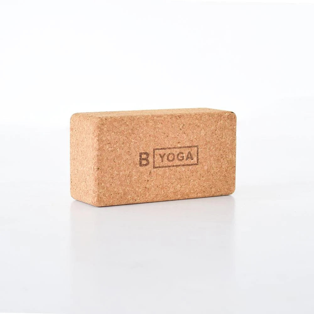 Premium Cork Yoga Block - Eco-Friendly & Non-Slip Support for Yoga, Pilates & Fitness - Ideal for Home Workouts, Studio Practice & Meditation Accessories