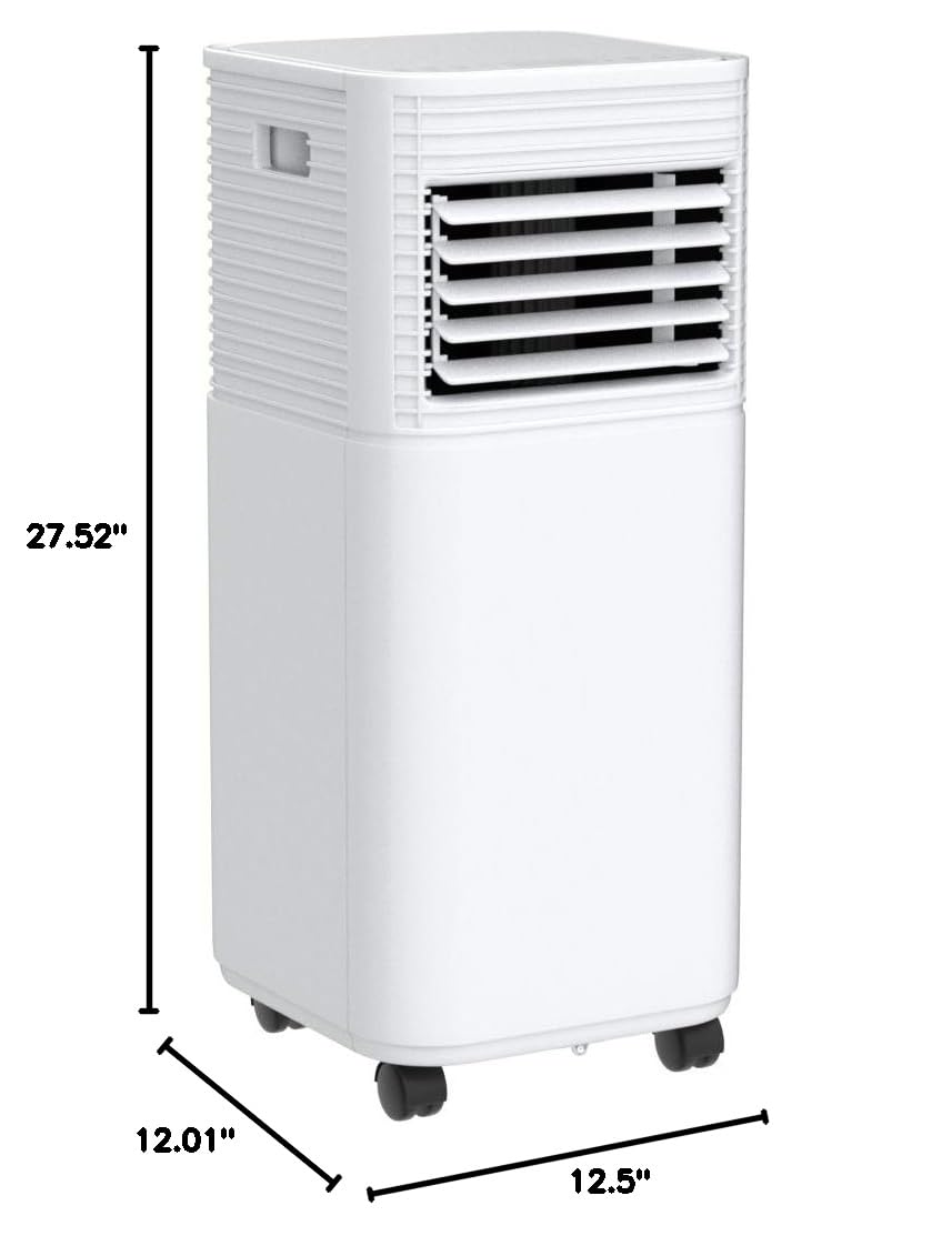 PETSITE 8000 BTU Portable Air Conditioner - 3-in-1 Cooling Unit with Fan, Dehumidifier & Air Cooler for Rooms Up to 230 sq.ft | Perfect for Bedrooms, Offices & Small Apartments