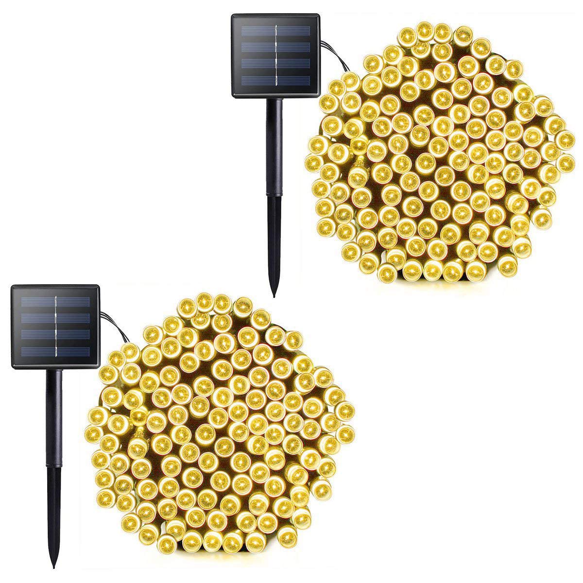 VMANOO 72Ft 200 LED Solar Outdoor String Lights - 8 Lighting Modes, Waterproof Christmas Patio Lights for Yard, Garden, Gazebo, Wedding & Party Decor | Perfect for Backyard, Tree, Tent, Porch, Balcony & Indoor Holiday Decorations