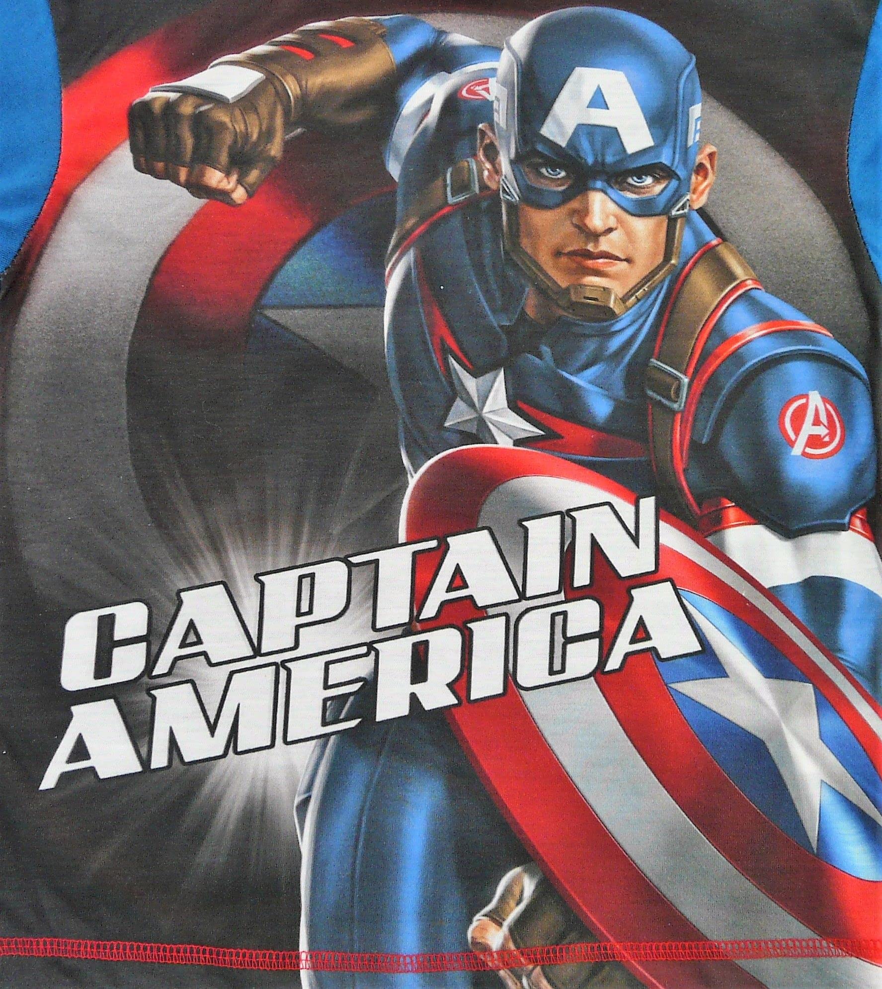 Marvel Avengers Captain America Boys Pajamas Set - Superhero Sleepwear for Kids - Perfect for Bedtime, Sleepovers & Cosplay