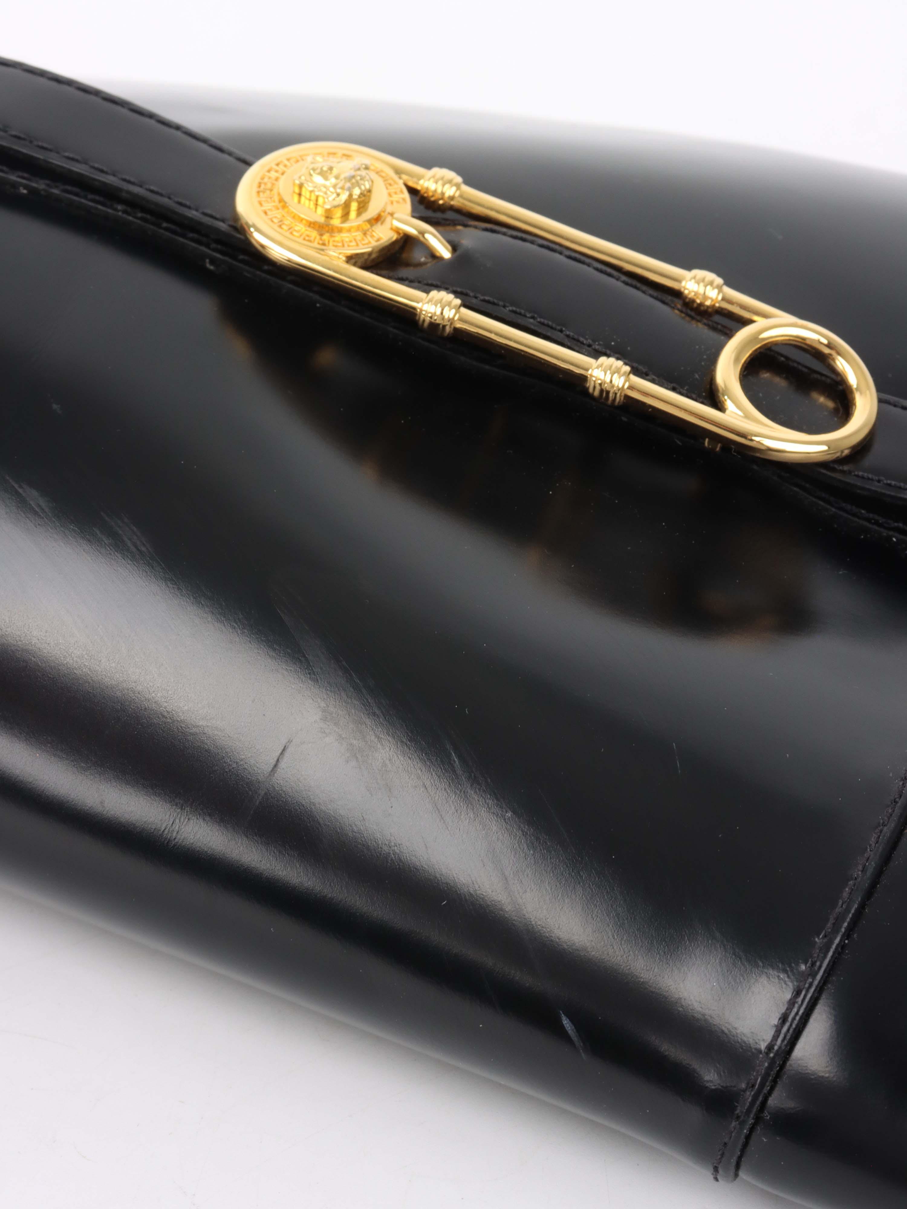 Versace Black Leather Riding Boots for Women - Stylish Equestrian & Fashion Boots for Horseback Riding & Everyday Wear