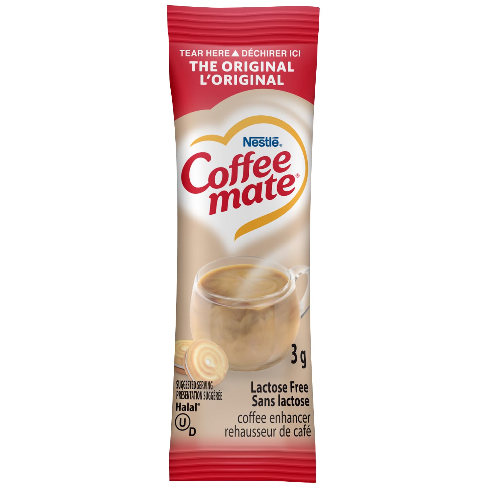COFFEE MATE Original Coffee Creamer Powder - 100% Lactose Free, Kosher Certified, 1000 Single-Serve Packets (3g Each) - Perfect for Office, Home & Travel Use
