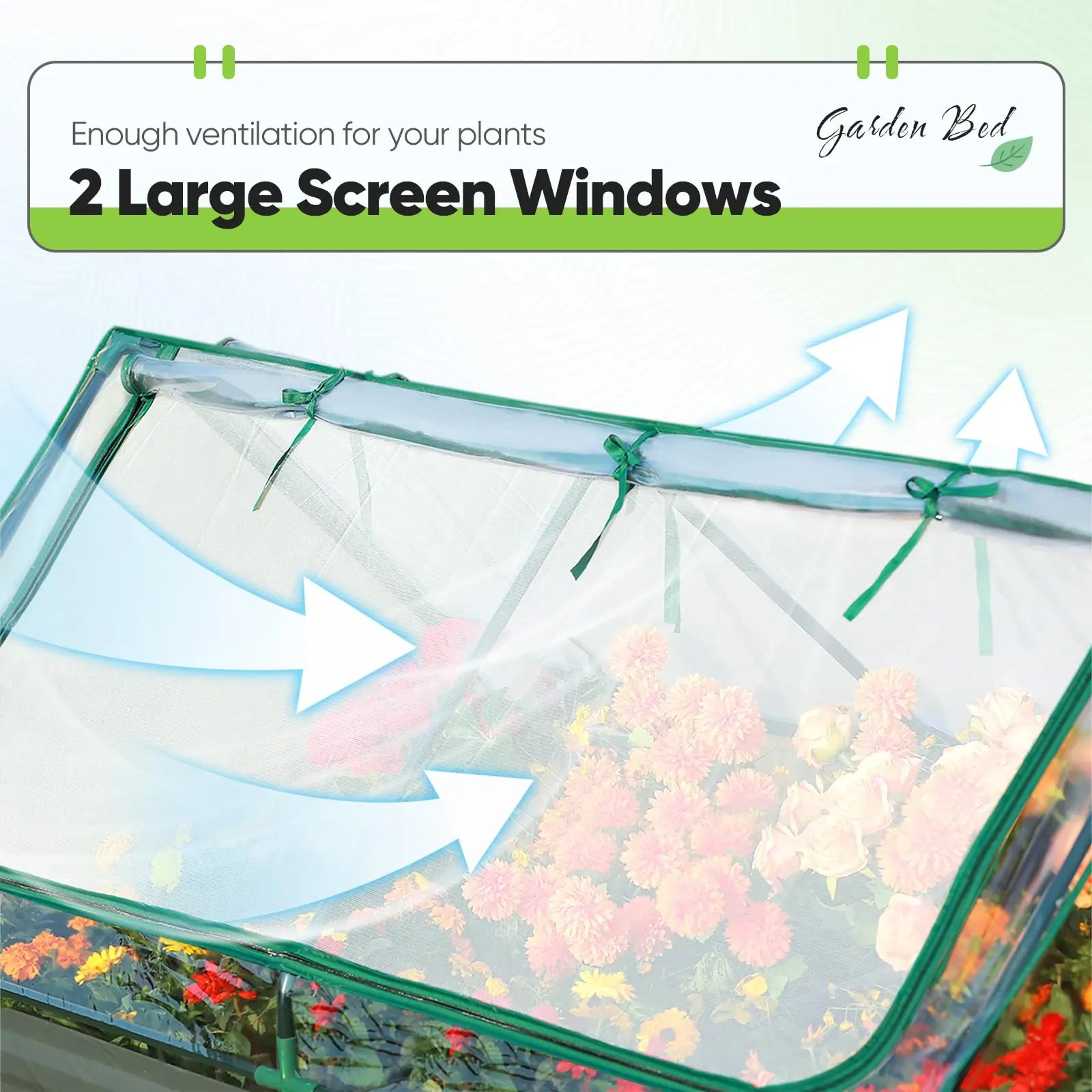 6' x 3' x 2' Galvanized Steel Raised Garden Bed with Cover - Durable Outdoor Planter Box for Vegetables, Flowers & Herbs - Perfect for Backyard, Patio & Urban Gardening