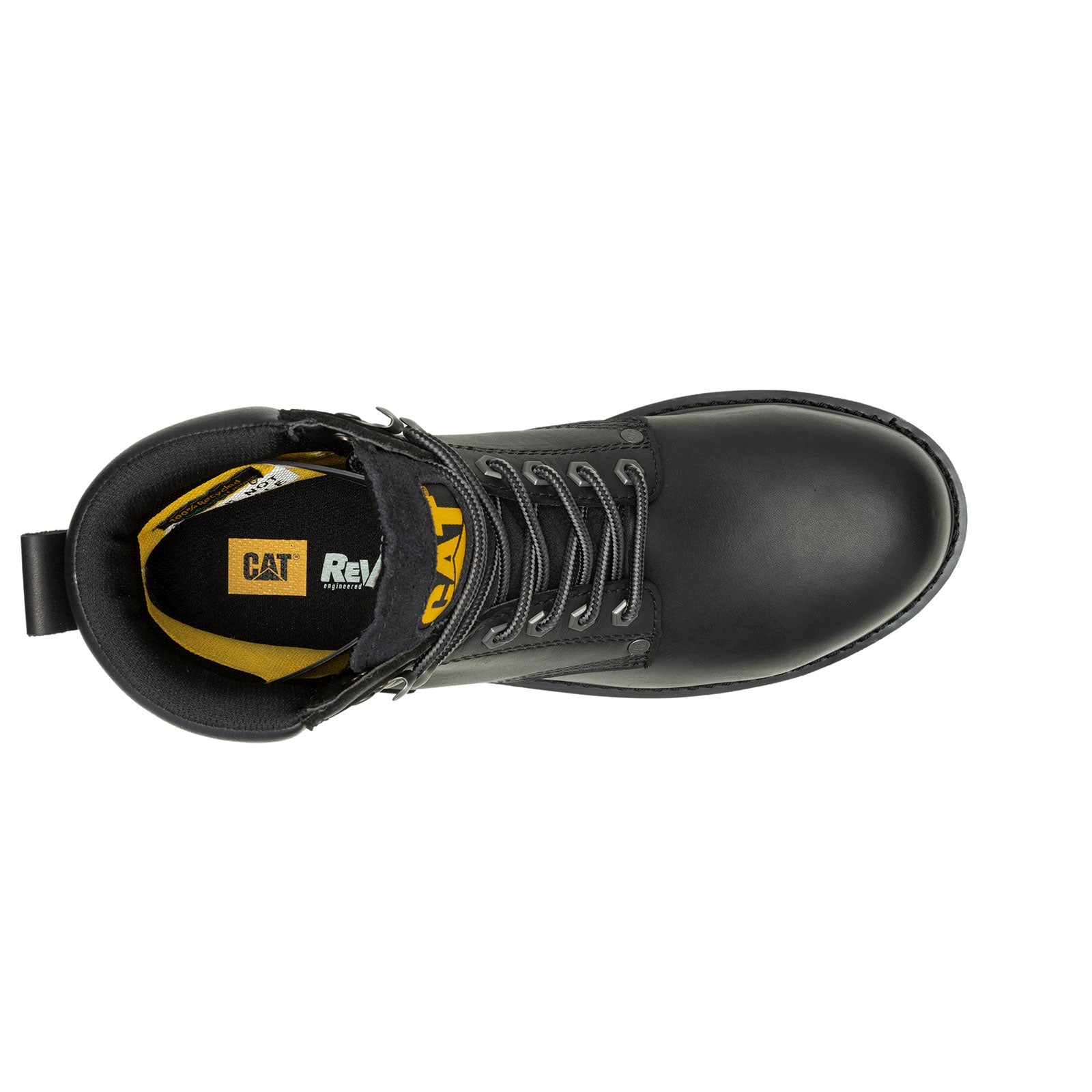 Men's Black Steel Toe Waterproof Work Boots for Construction & Outdoor Jobs - Durable Safety Shoes for Heavy Duty, Rainy Weather & Industrial Work
