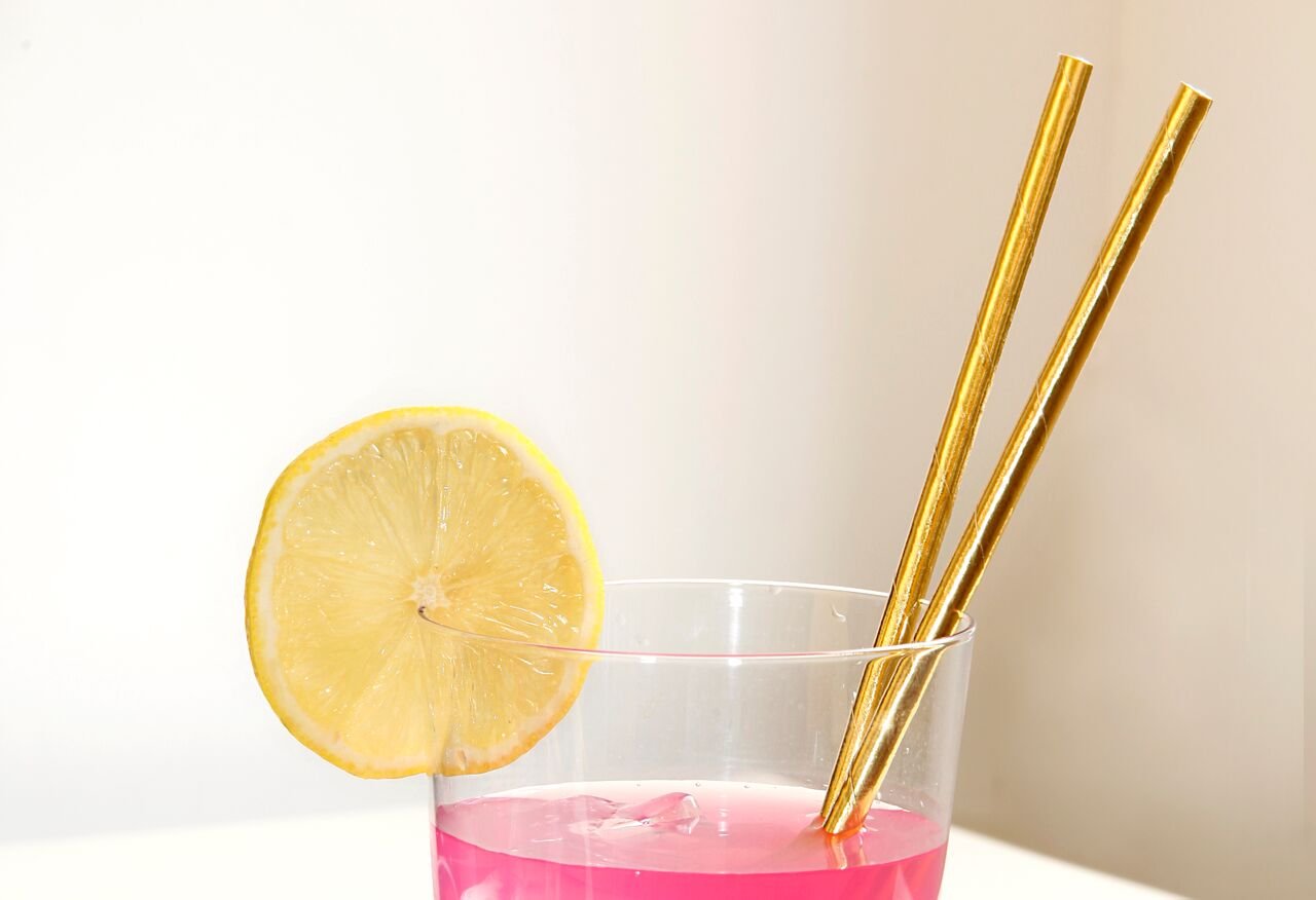 Eco-Friendly Gold Paper Straws (144-Pack) - Biodegradable & Reusable Drinking Straws for Parties, Weddings, and Home Use