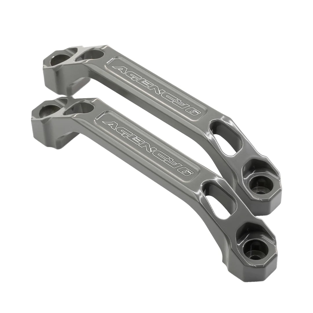 Agency 6 Billet Aluminum Grab Handles for Jeep Wrangler & Gladiator - Off-Road Adventure & Truck Accessories