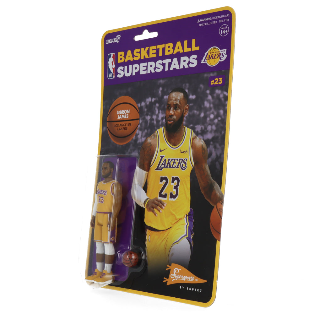 Lebron James Los Angeles Lakers NBA Action Figure - Collectible Basketball Player Toy for Fans, Kids & Adults - Perfect for Display, Gifts & Game Room Decor