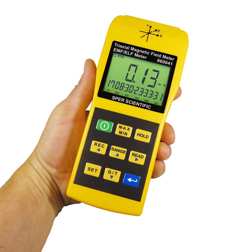 3 Axis EMF Meter - Digital Electromagnetic Field Detector for Ghost Hunting, Home & Office Safety | Perfect for Paranormal Investigations, EMF Radiation Testing & Electrical Fault Detection