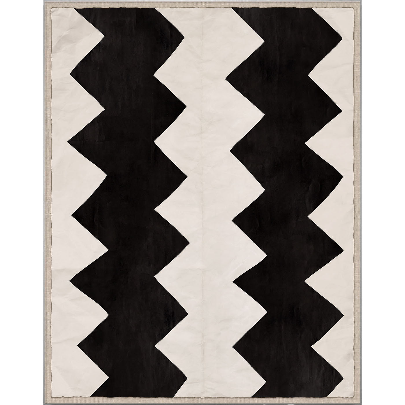 Paule Marrot Black and White Abstract Art Print - Modern Wall Decor for Living Room, Bedroom & Office
