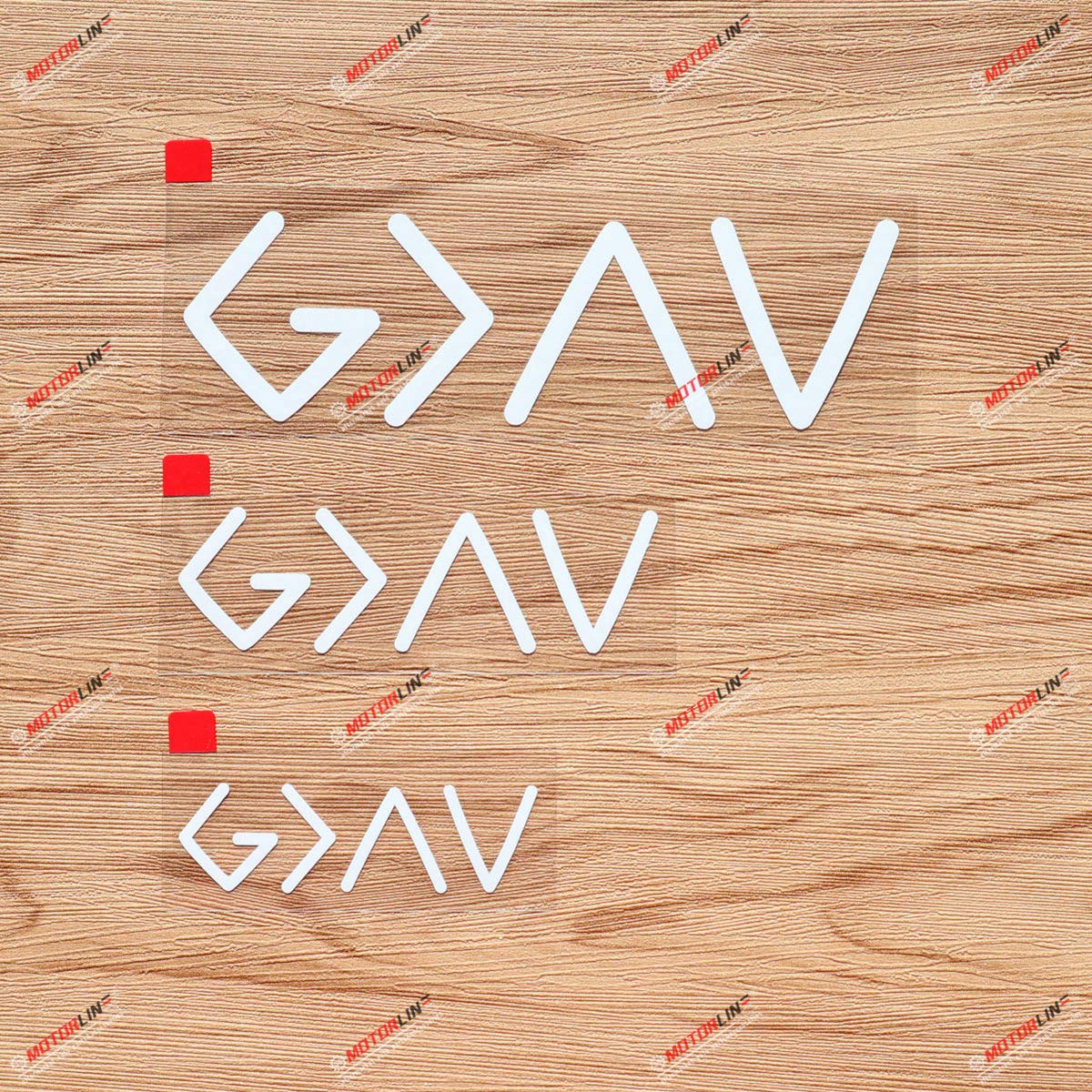 God is Greater Than The Highs and Lows Vinyl Decal Sticker Set - 3 Pack (3