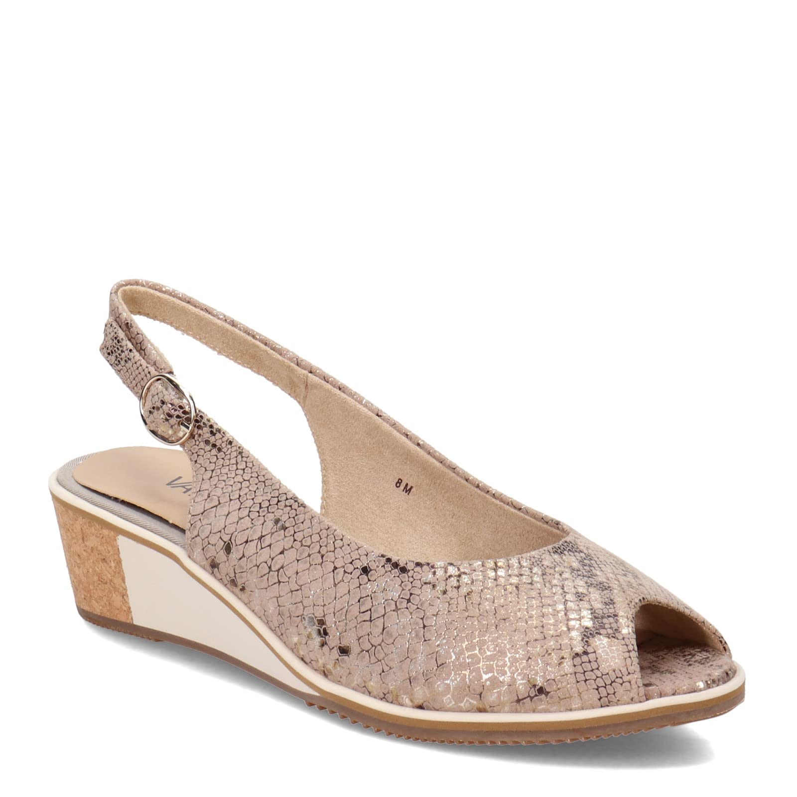 VANELi Women's White Sandals - Comfortable Casual Summer Shoes for Walking, Beach, and Outdoor Activities