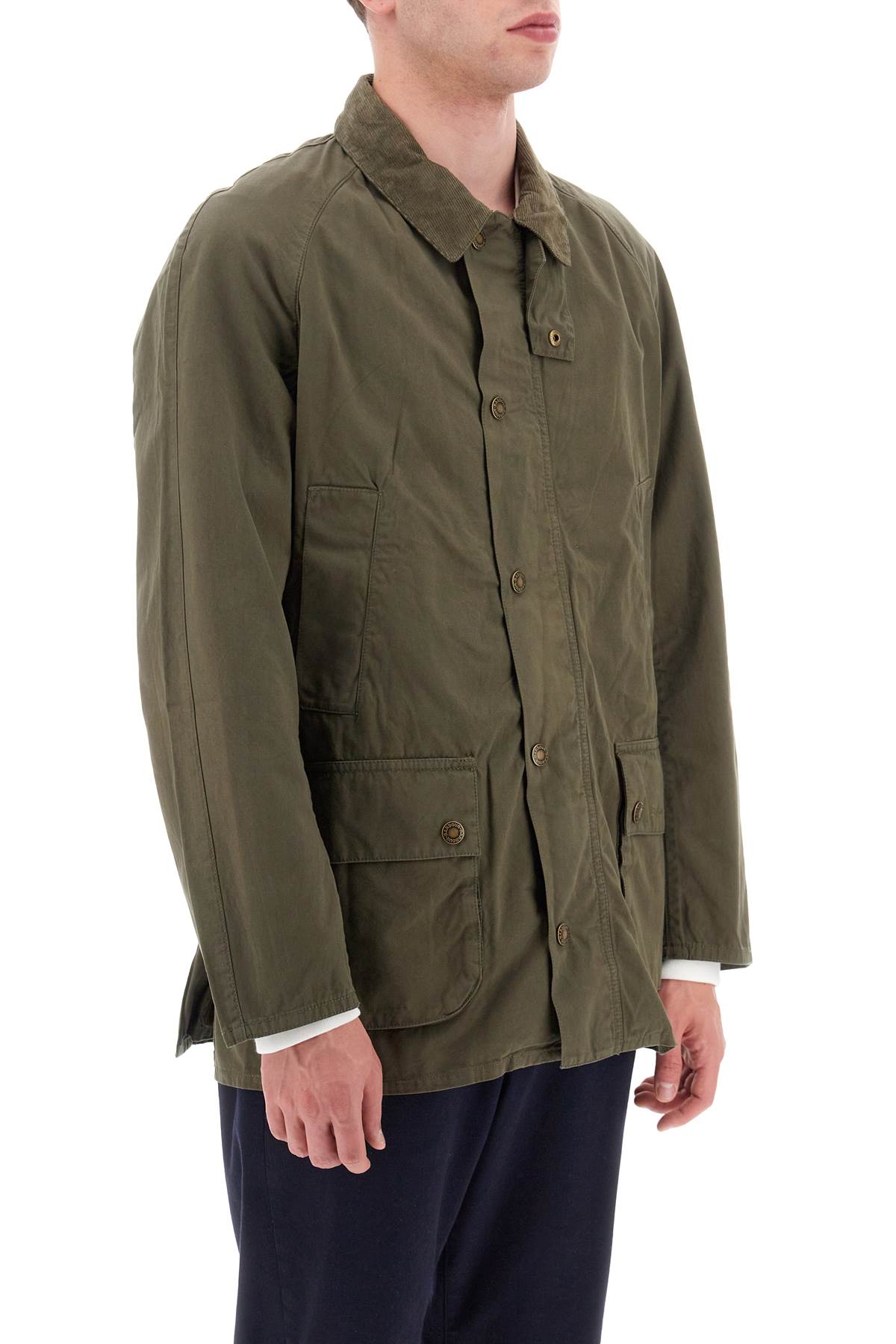 Barbour Ashby Casual Jacket for Men - Classic Waxed Cotton Outerwear for Outdoor Adventures & Urban Style