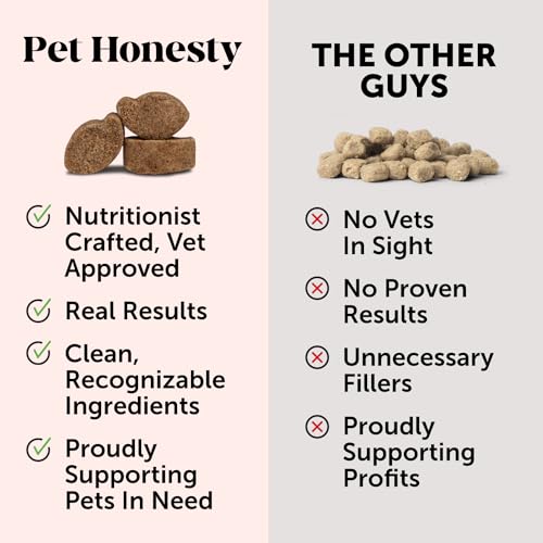 Pet Honesty Senior Hemp Hip & Joint Support for Dogs - Glucosamine, Collagen & MSM Supplement with Green Lipped Mussel - Helps Mobility & Discomfort in Aging Dogs - Peanut Butter Flavor (90 Count) - Perfect for Senior Dogs with Joint Stiffness & Daily Movement Support