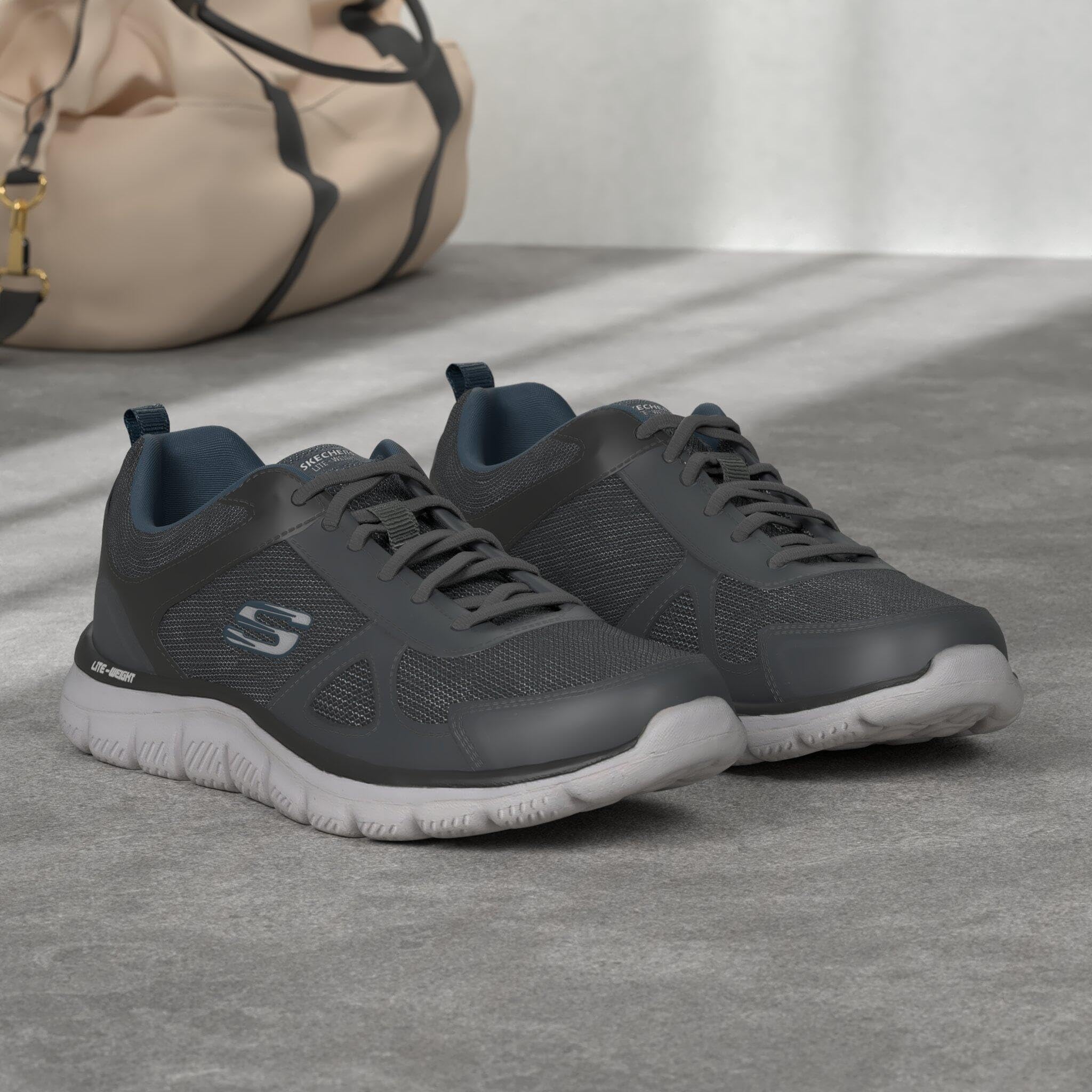 Skechers Men's Comfortable Lightweight Running Shoes - Size 7.5 US - Perfect for Jogging, Gym Workouts & Casual Wear
